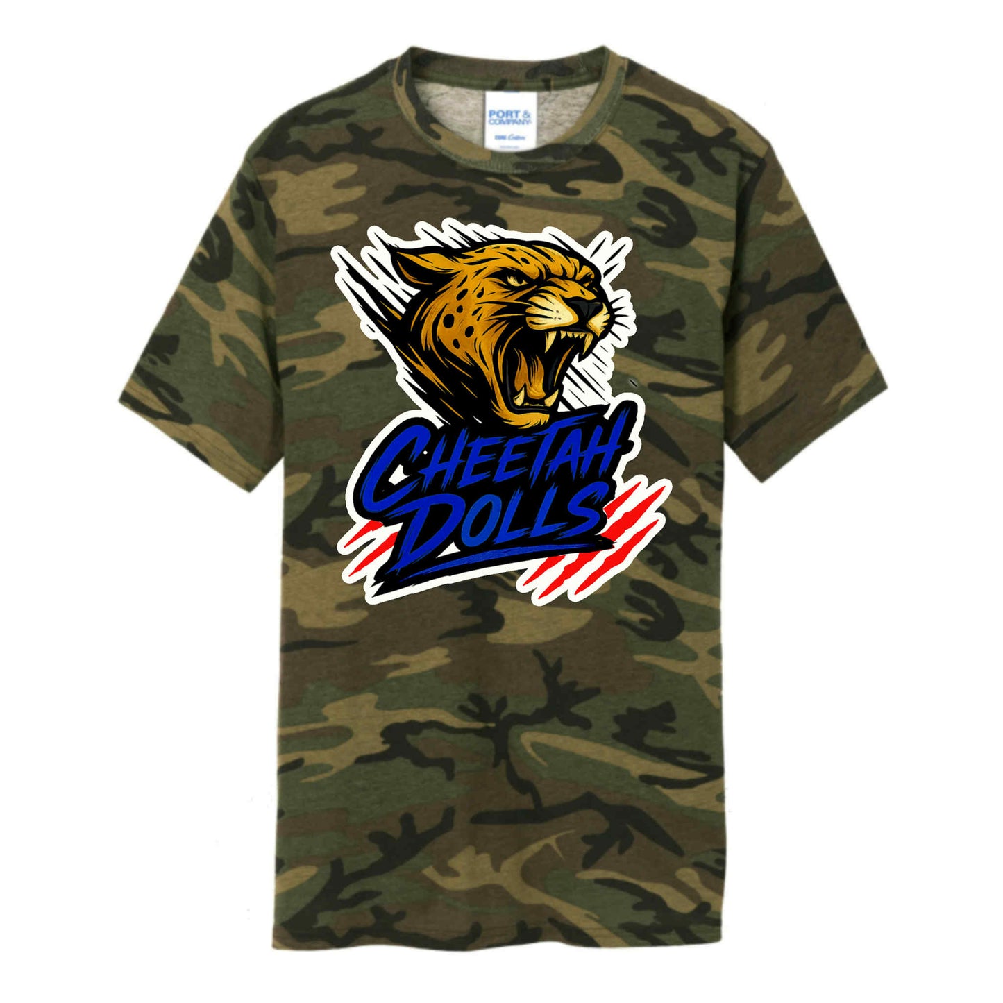 Cheetah Dolls Dance Team Camo Shirt