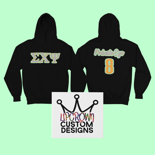 SCP Greek Letter Glitter Hoodie